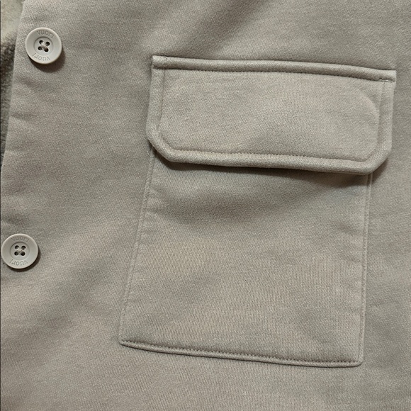 Vuori Restore Button Down Shirt Jacket Size Large Tan Light Brown - Picture 6 of 11